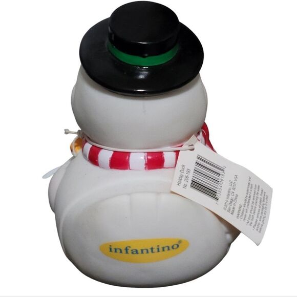 Infantino holiday snowman rubber duck - Picture 4 of 5